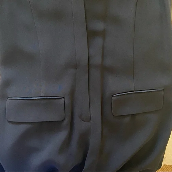 Worth NY Navy Tuxedo Jumpsuit - Size 2